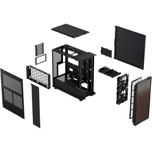 Fractal North Mid Tower Case - Black 